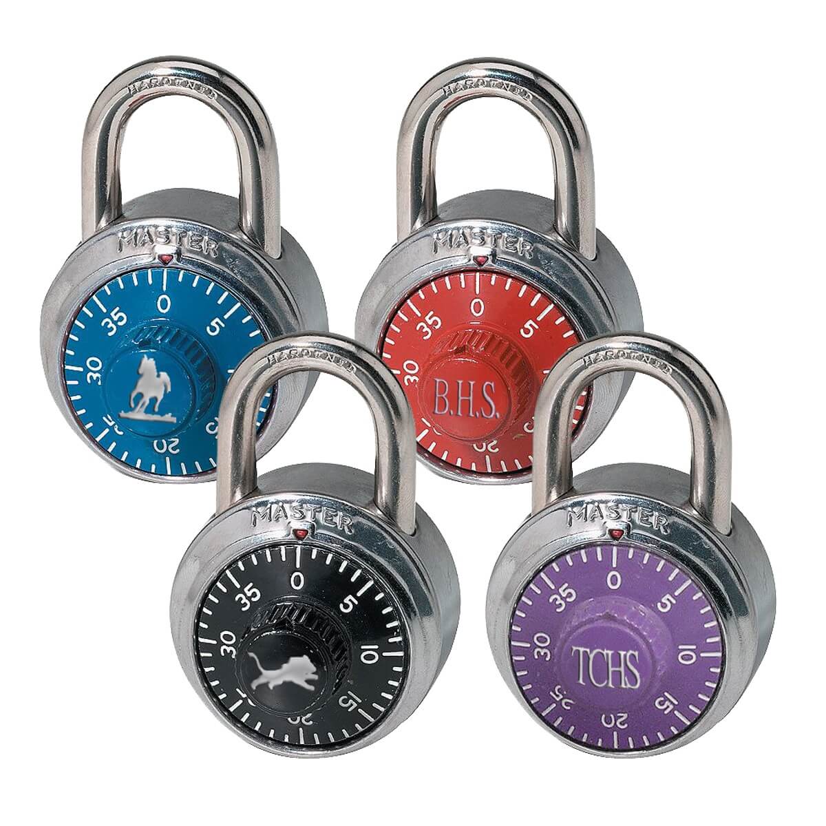Master Lock 1525 General Security Combination Padlock with Key Control  Feature 1-7/8in (48mm) Wide