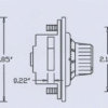 NFCOMBO1954 Zephyr Built-In Combination Lock for Lockers